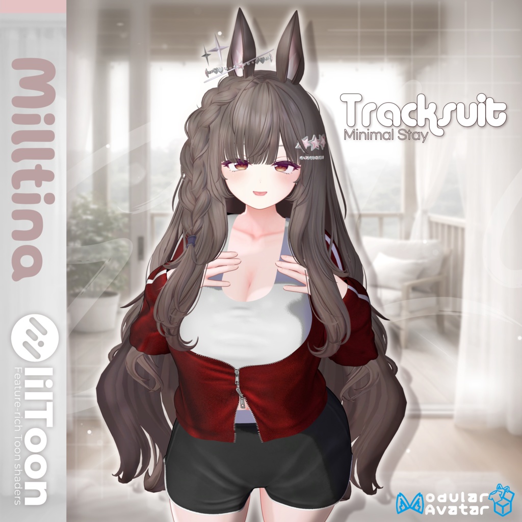 [SALE]✨Minimal Stay Tracksuit✨[12アバター対応] 缩略图 8