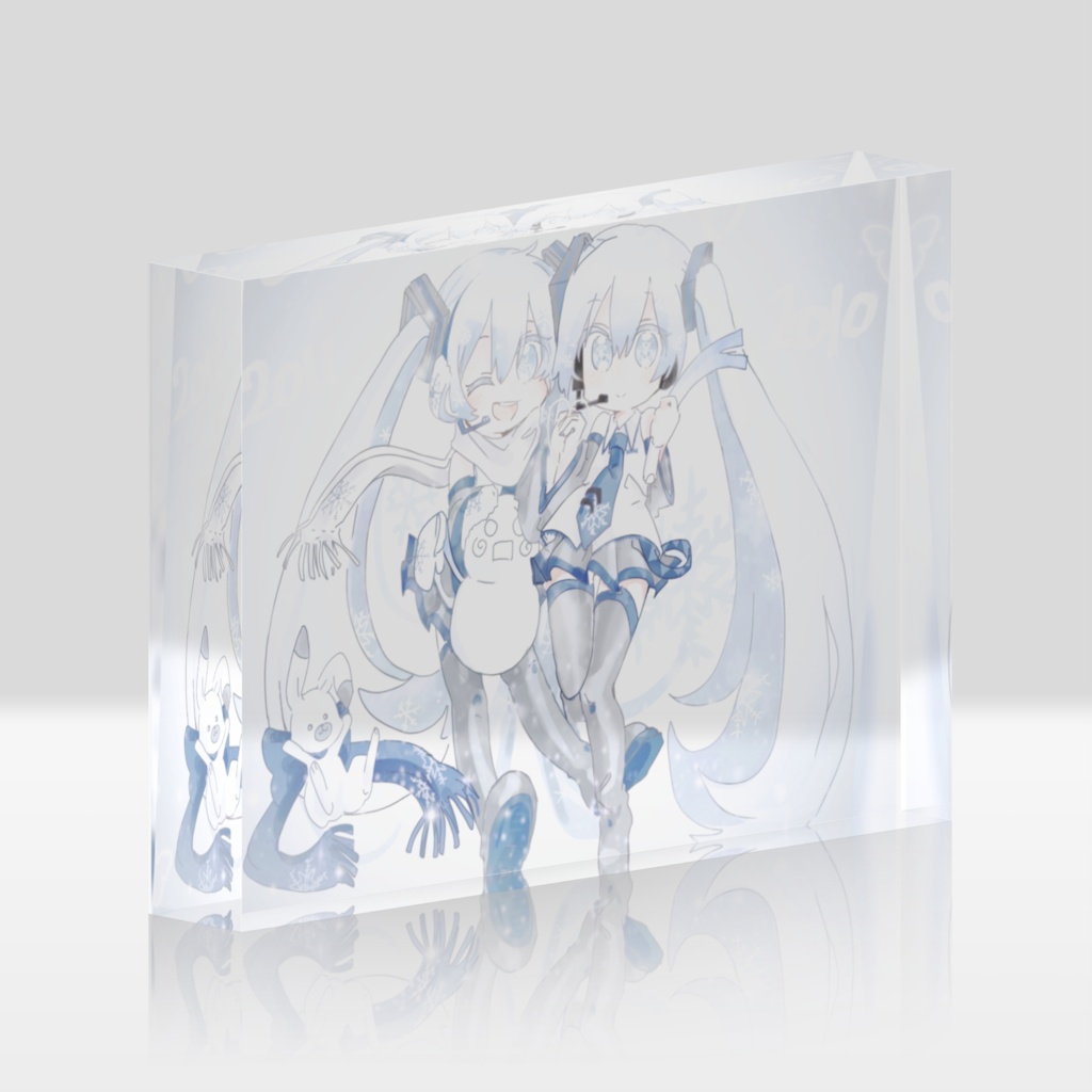 SNOWMIKU 2010×2011  アクリルブロック