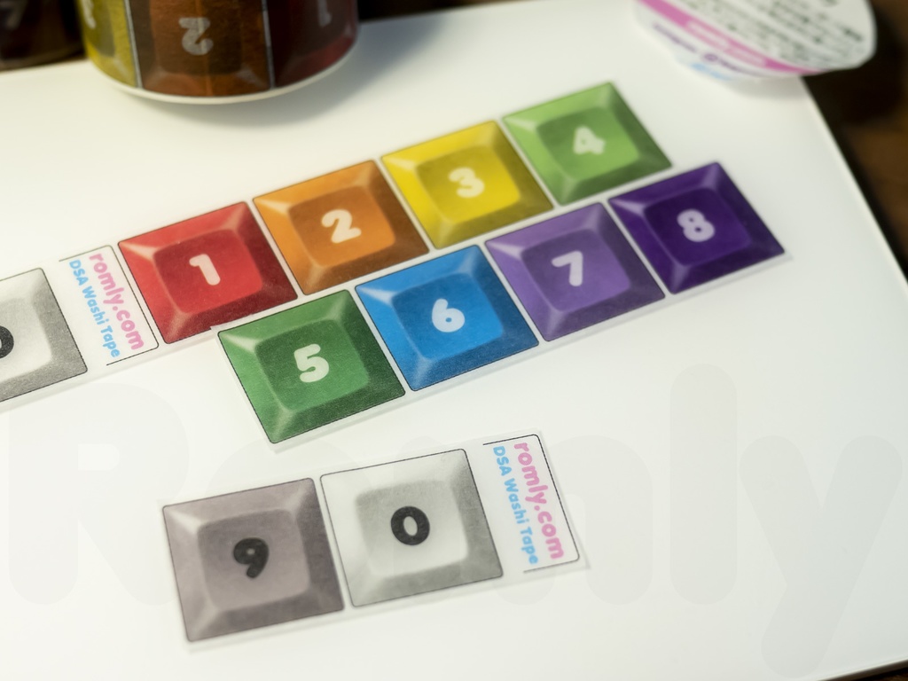 DSAキーキャップ マスキングテープ DSA Keycap Washi Tape
