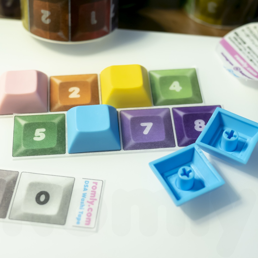 DSAキーキャップ マスキングテープ DSA Keycap Washi Tape