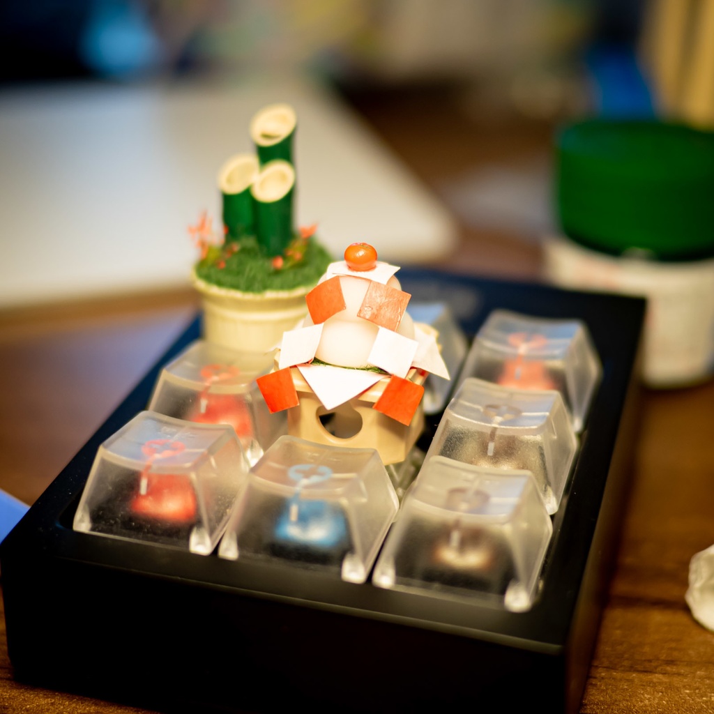 鏡餅キーキャップ