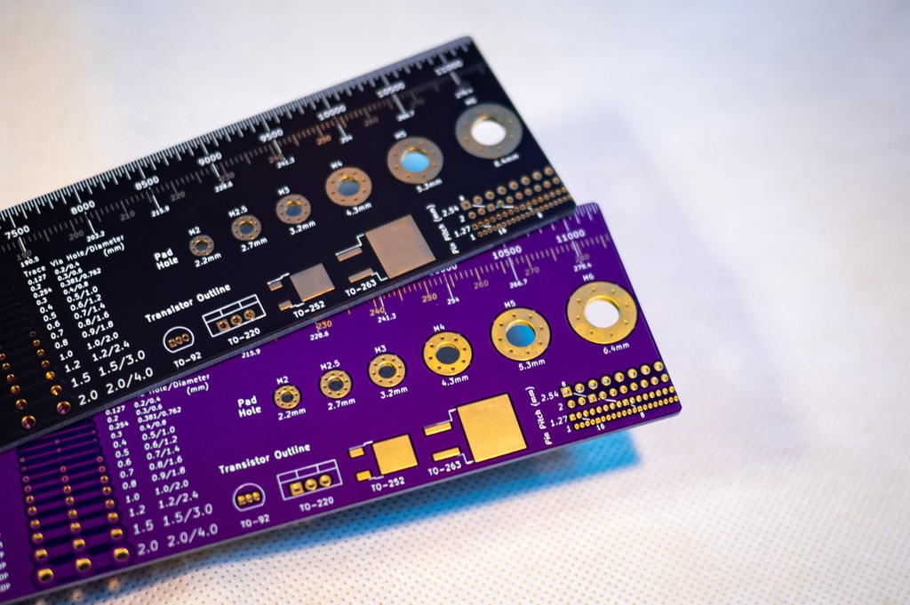 【電子工作のお供に】PCB Cheat Ruler【ミル/cm/寸尺 定規】