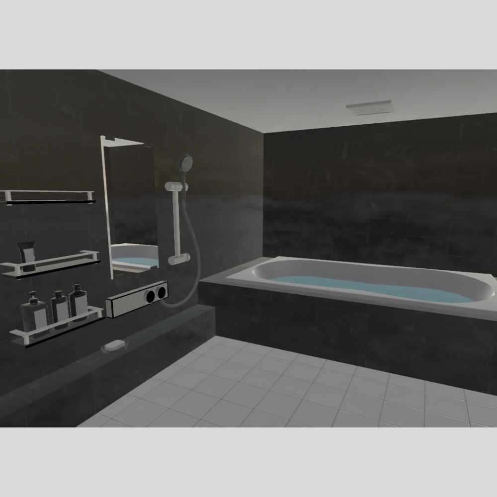 【VRChat向け】高級バスルーム / HighClassBathroom
