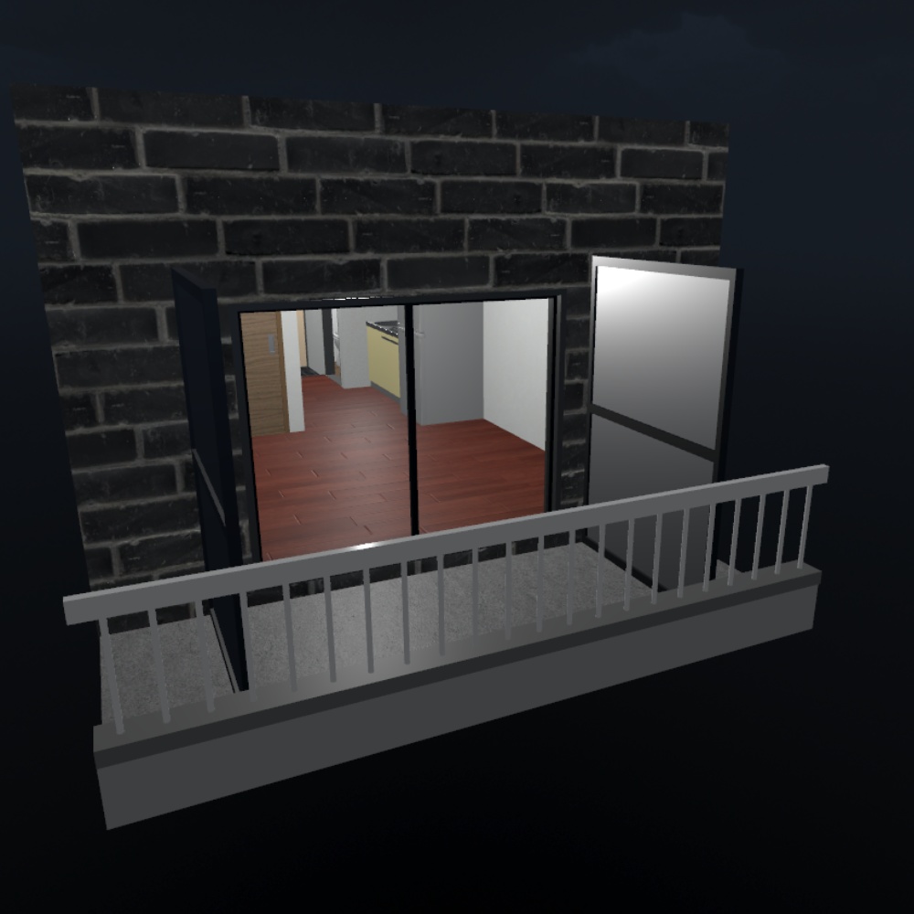 ✨️40%OFF✨️【VRChat向け】ワンルームマンション / 1R Flat House