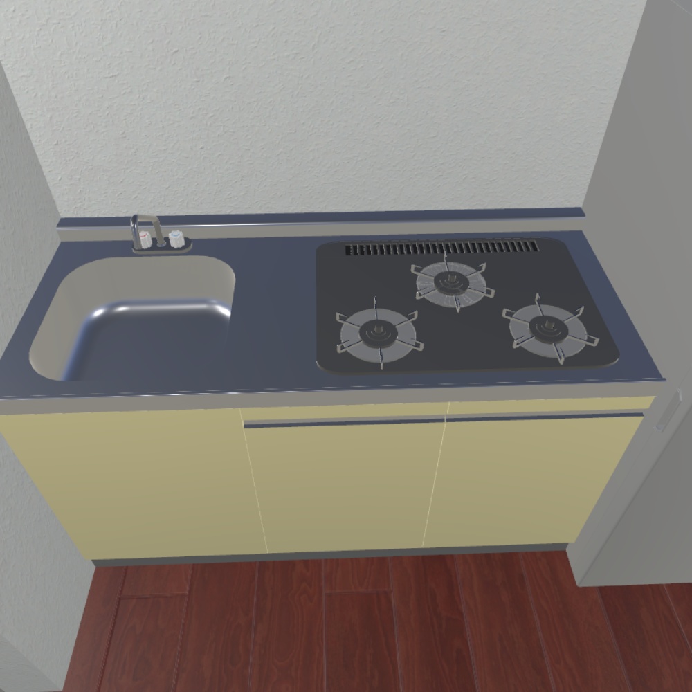 ✨️40%OFF✨️【VRChat向け】ワンルームマンション / 1R Flat House