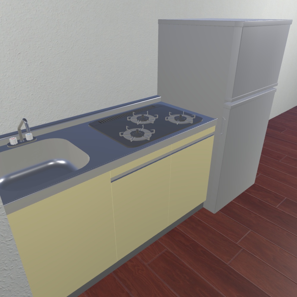 ✨️40%OFF✨️【VRChat向け】ワンルームマンション / 1R Flat House