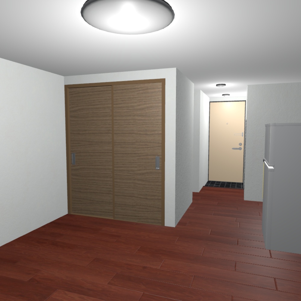 【VRChat向け】ワンルームマンション / 1R Flat House