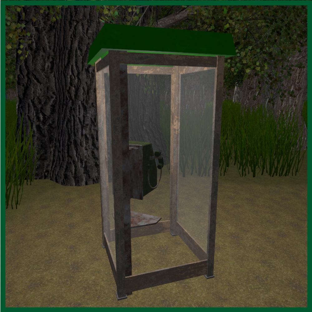 ✨️40%OFF✨️【VRChat向け】ギミック付き公衆電話 / Public telephone Gimmick
