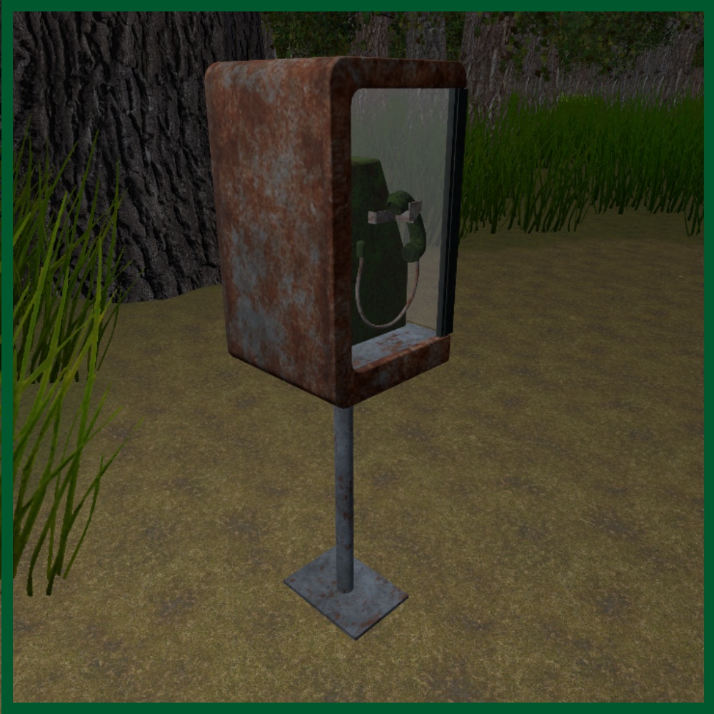 ✨️40%OFF✨️【VRChat向け】ギミック付き公衆電話 / Public telephone Gimmick