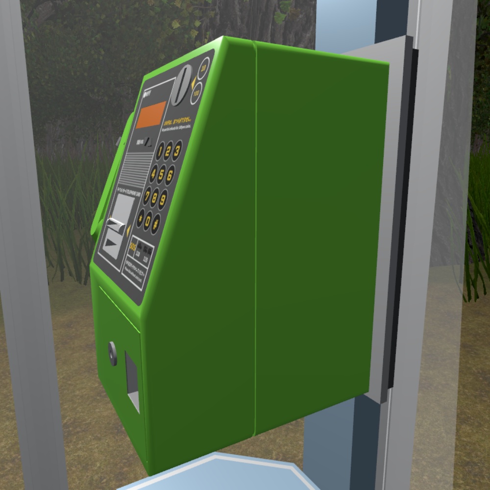 ✨️40%OFF✨️【VRChat向け】ギミック付き公衆電話