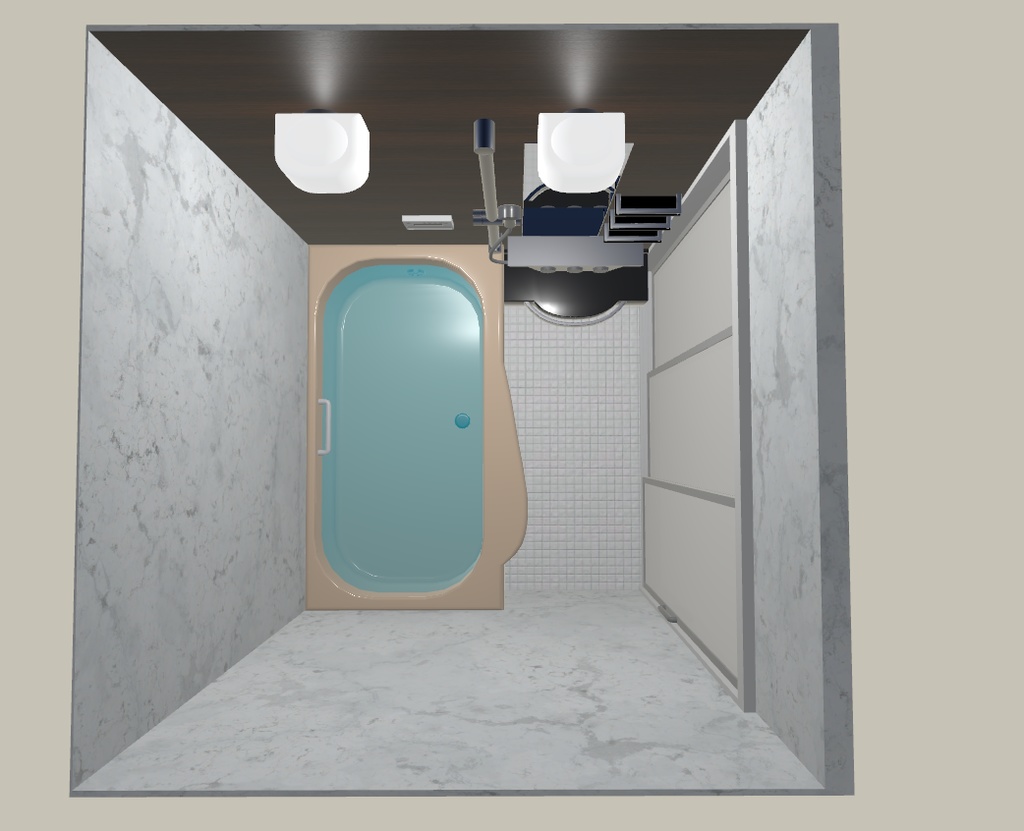 ✨️クリスマスセール開催中✨️【VRChat向け】バスルーム / Bathroom