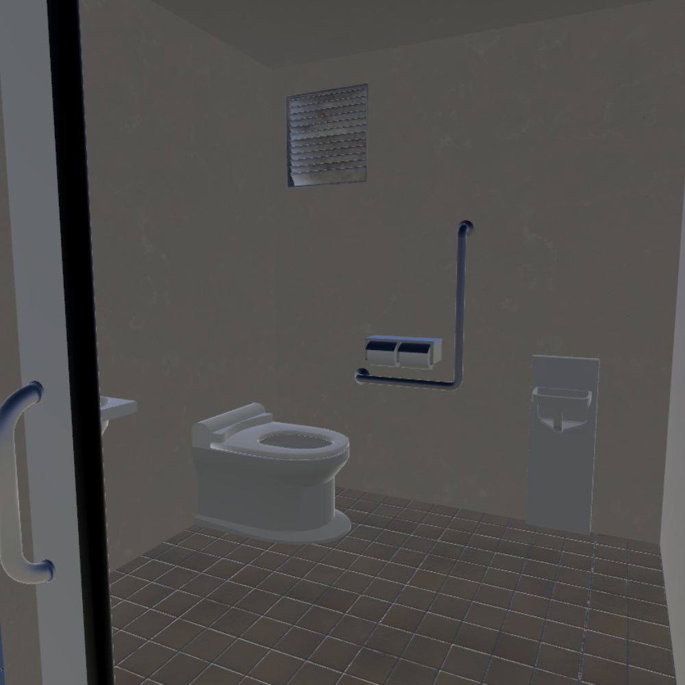 ✨️40%OFF✨️【VRChat向け】公衆トイレ / Public Toilet