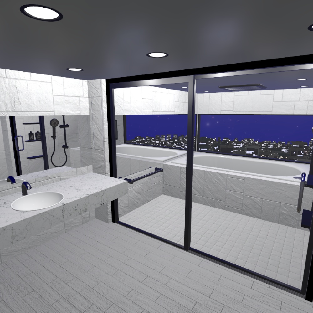 ✨️20%OFF✨️【VRChat向け】高級バスルーム / High Class Bathroom -Vol.4-