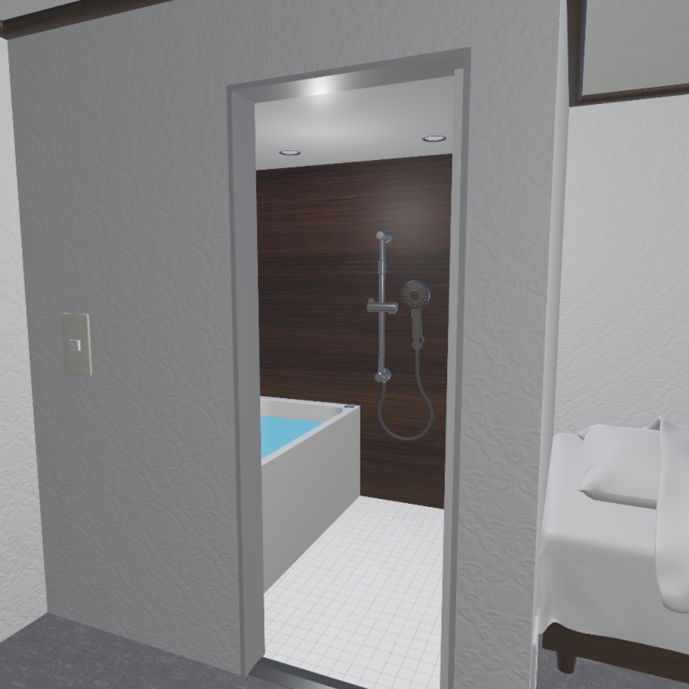 【VRChat想定】ホテルルーム / Hotelroom