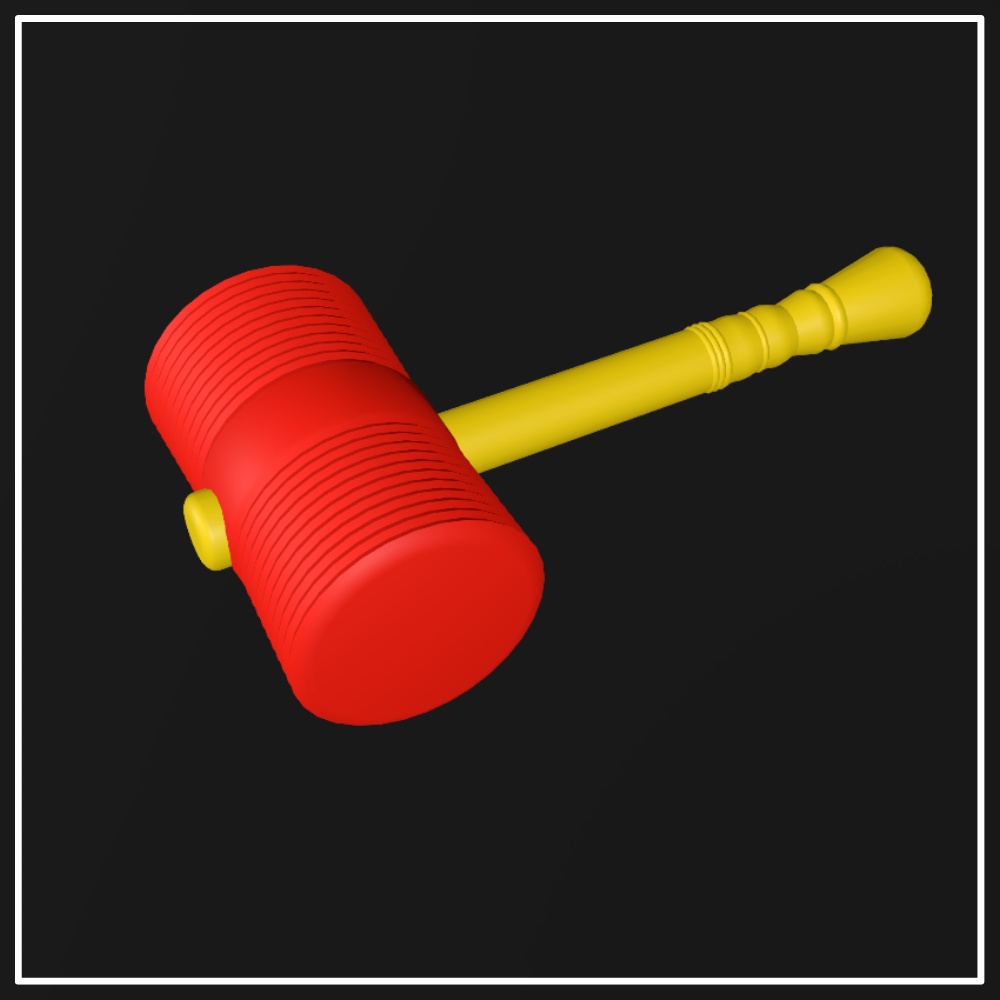 【VRChat想定】音が鳴る!ピコピコハンマー