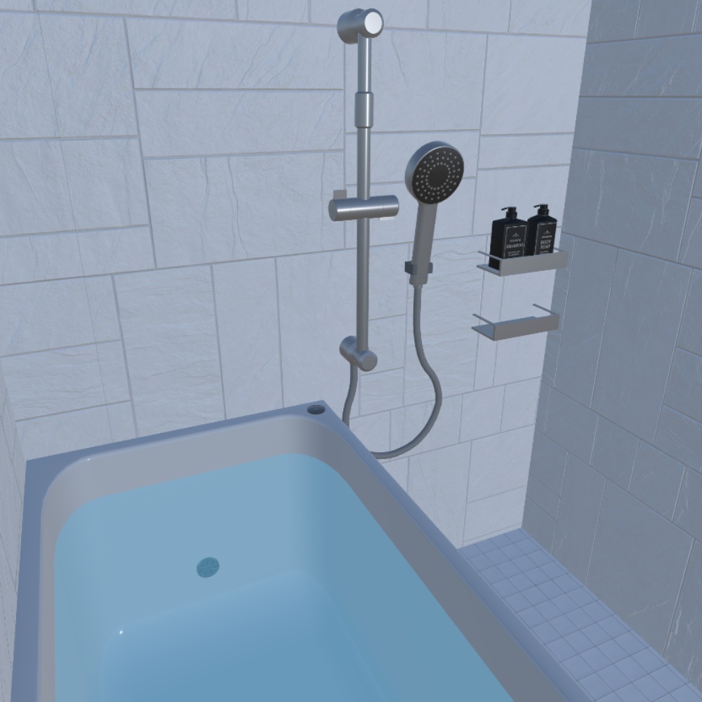 【VRChat想定】ワンルームマンション / Flatroom -Vol.2-