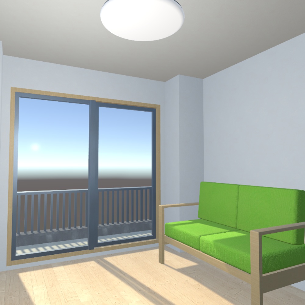 【VRChat想定】ワンルームマンション / Flatroom -Vol.2-