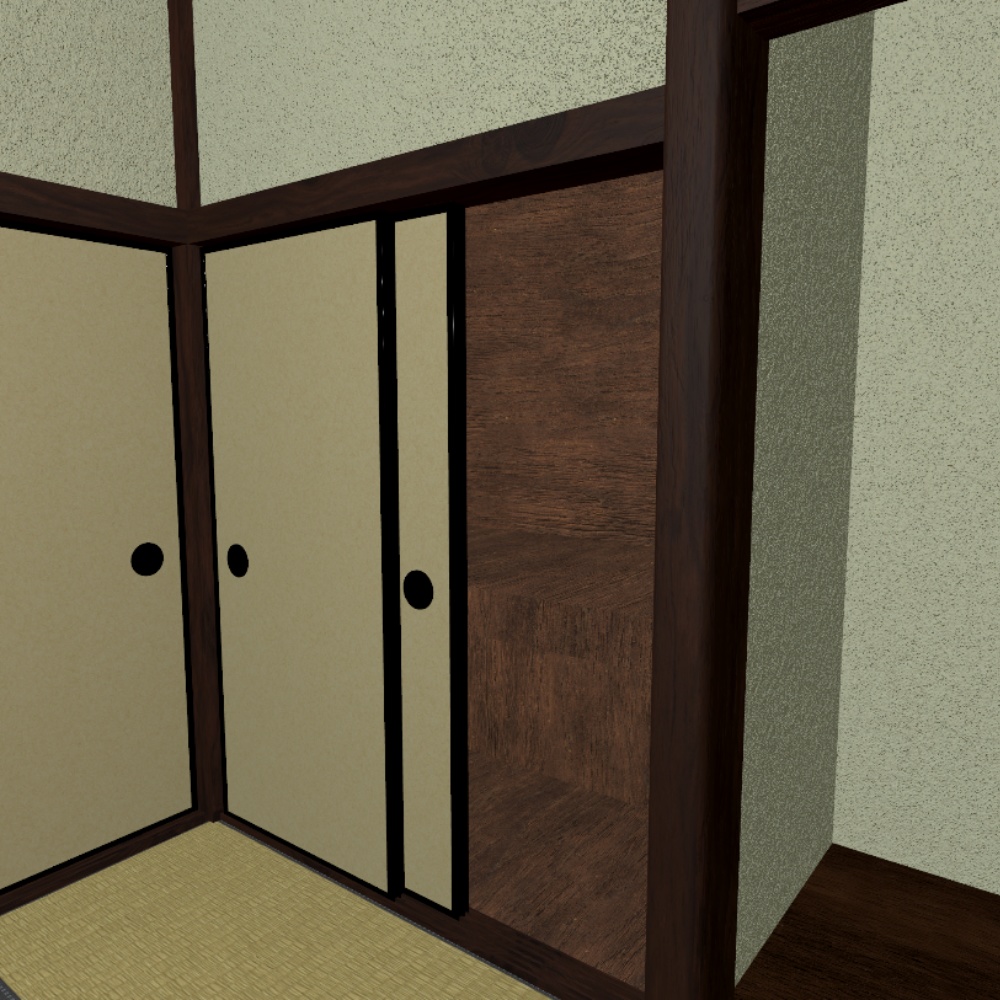 【VRChat想定】日本の和室 / Japanese-style room