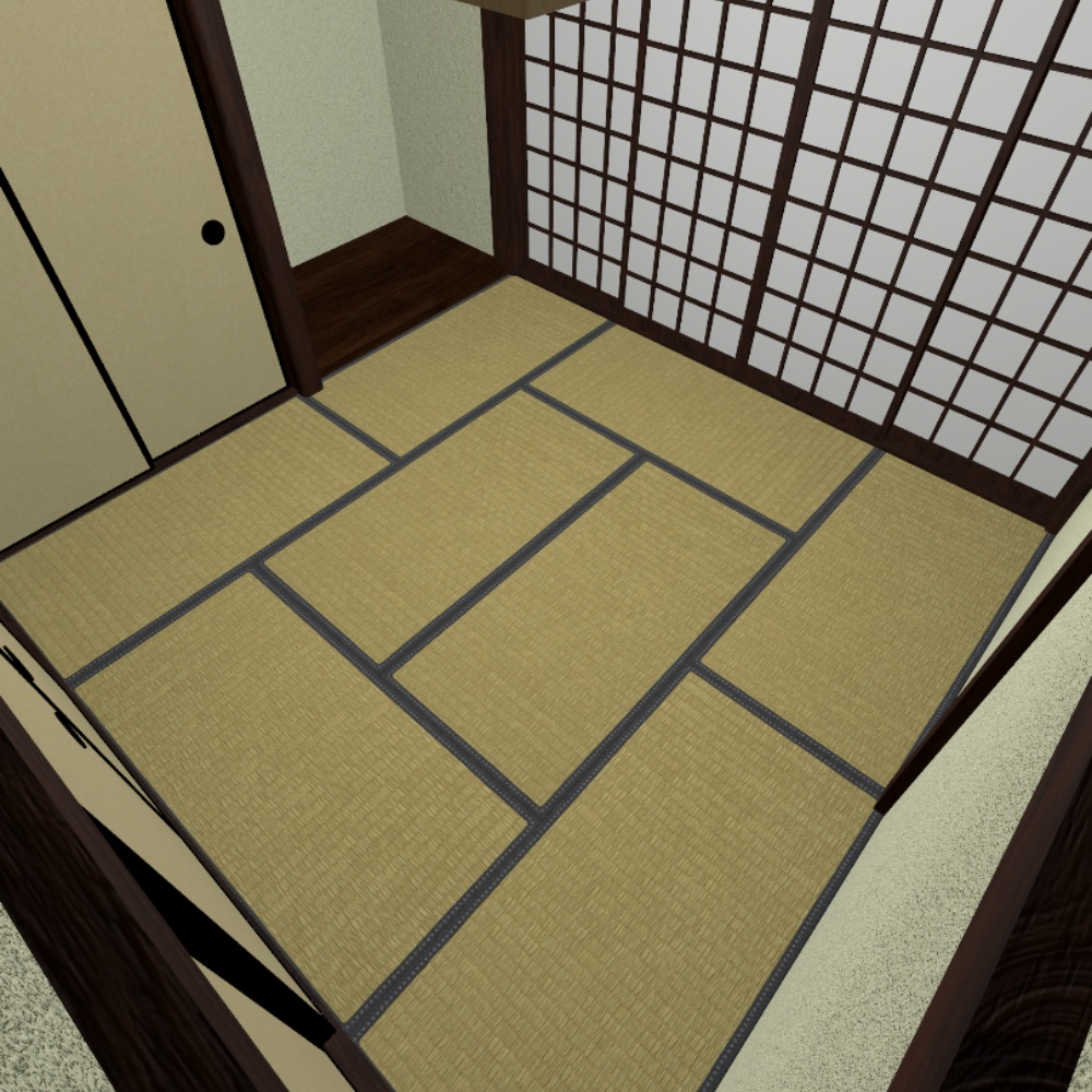 【VRChat想定】日本の和室 / Japanese-style room