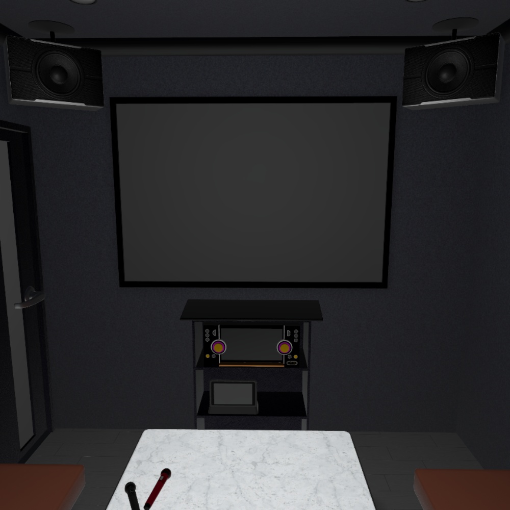 【VRChat想定】カラオケボックス / Karaoke Box