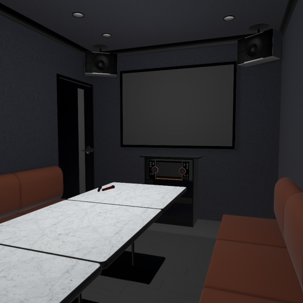 【VRChat想定】カラオケボックス / Karaoke Box