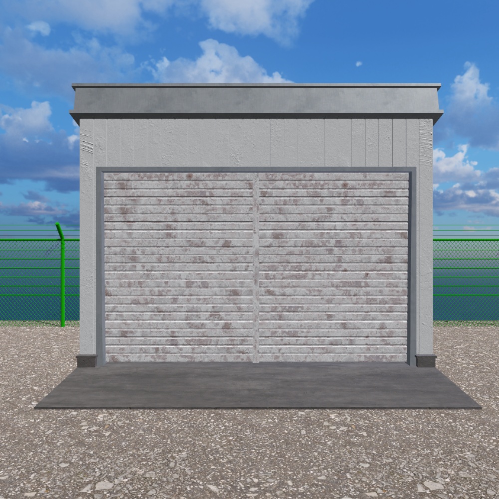 【VRChat想定】プレハブ小屋 / Prefabricated Hut