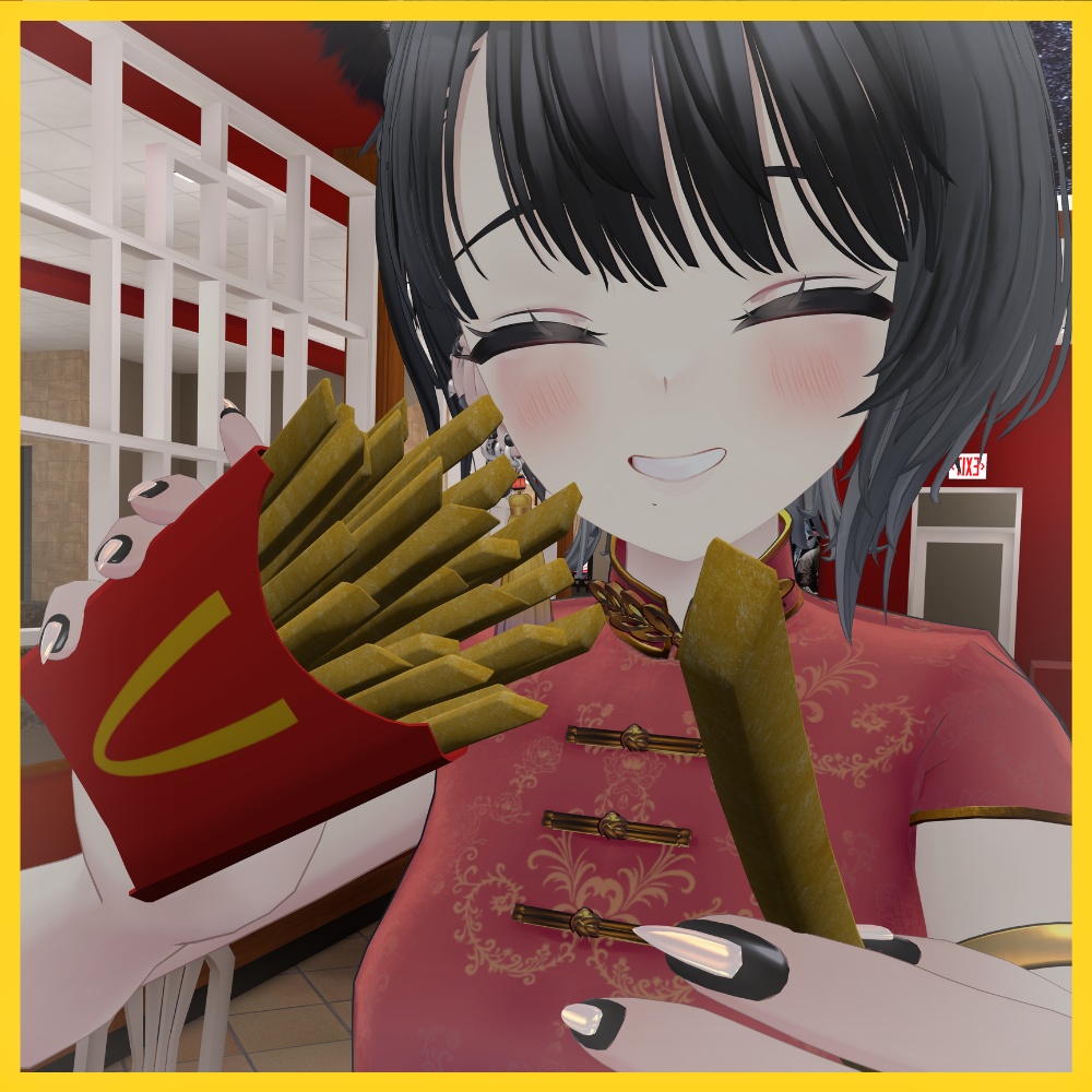 ✨️3日間無料✨️【VRChat想定】フライドポテトギミック / FrenchFries Gimic