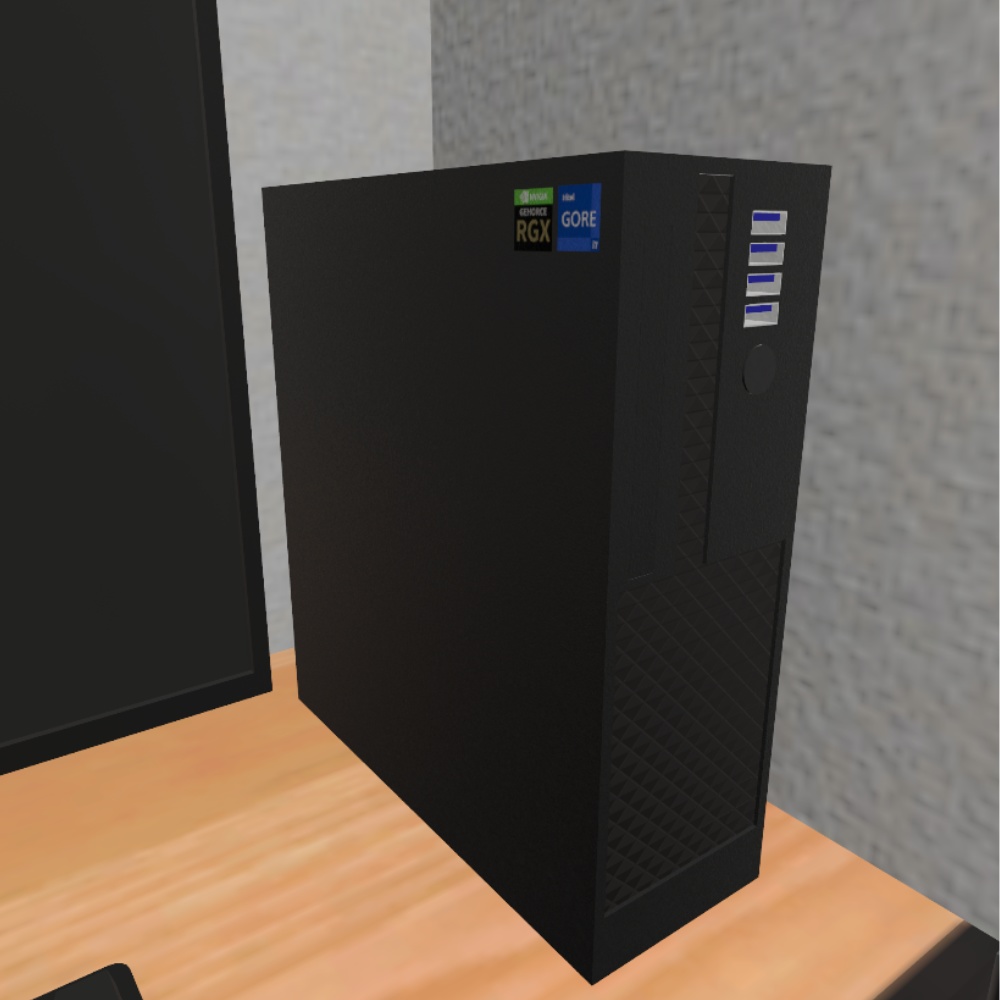 ✨️発売記念セール中✨️【VRChat想定】ネットカフェの個室 / Internet cafe private room