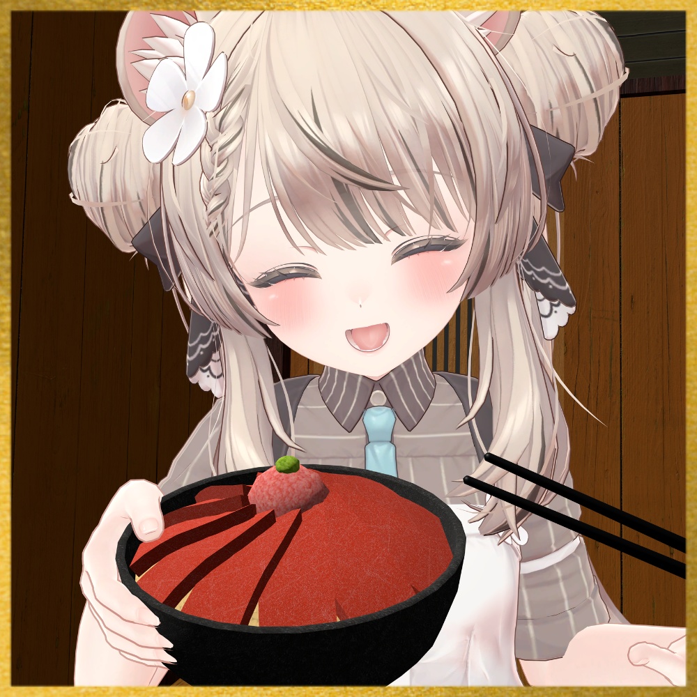 ✨️発売記念セール中✨️【VRChat想定】食べられる!海鮮丼ギミック / Finest Kaisendon Gimmick