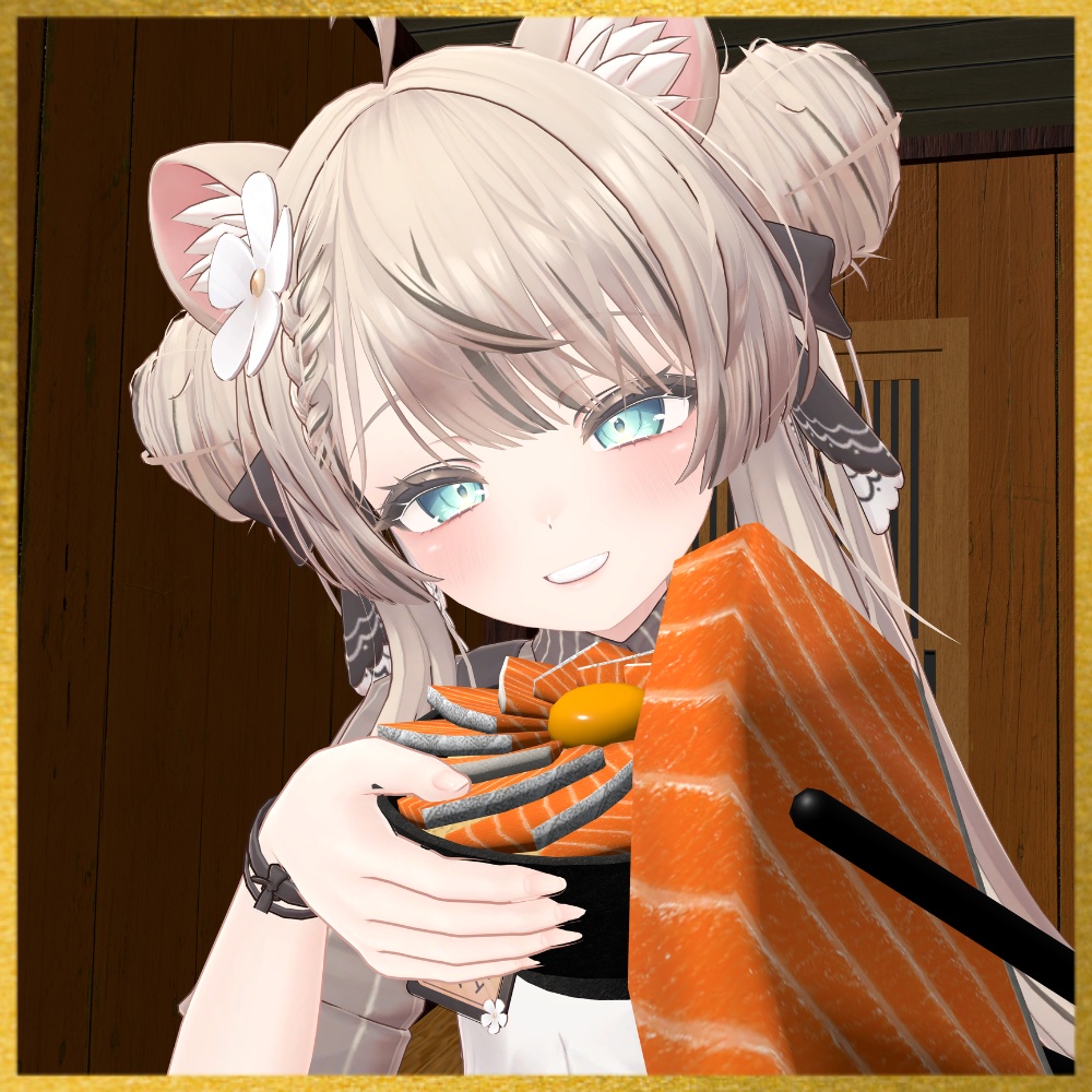 ✨️発売記念セール中✨️【VRChat想定】食べられる!海鮮丼ギミック / Finest Kaisendon Gimmick
