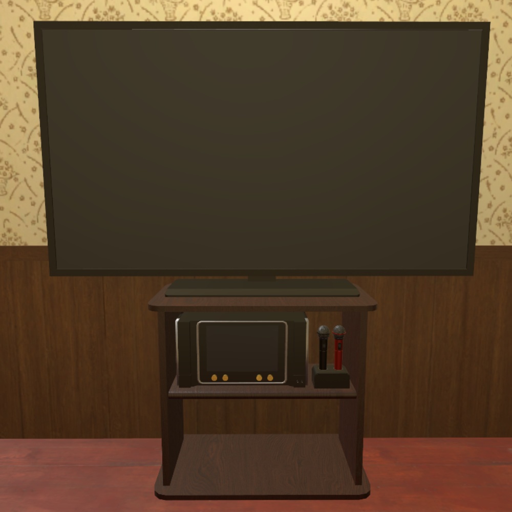 ✨️発売記念セール✨️【VRChat想定】レトロなカラオケルーム / Retro-Karaoke Room