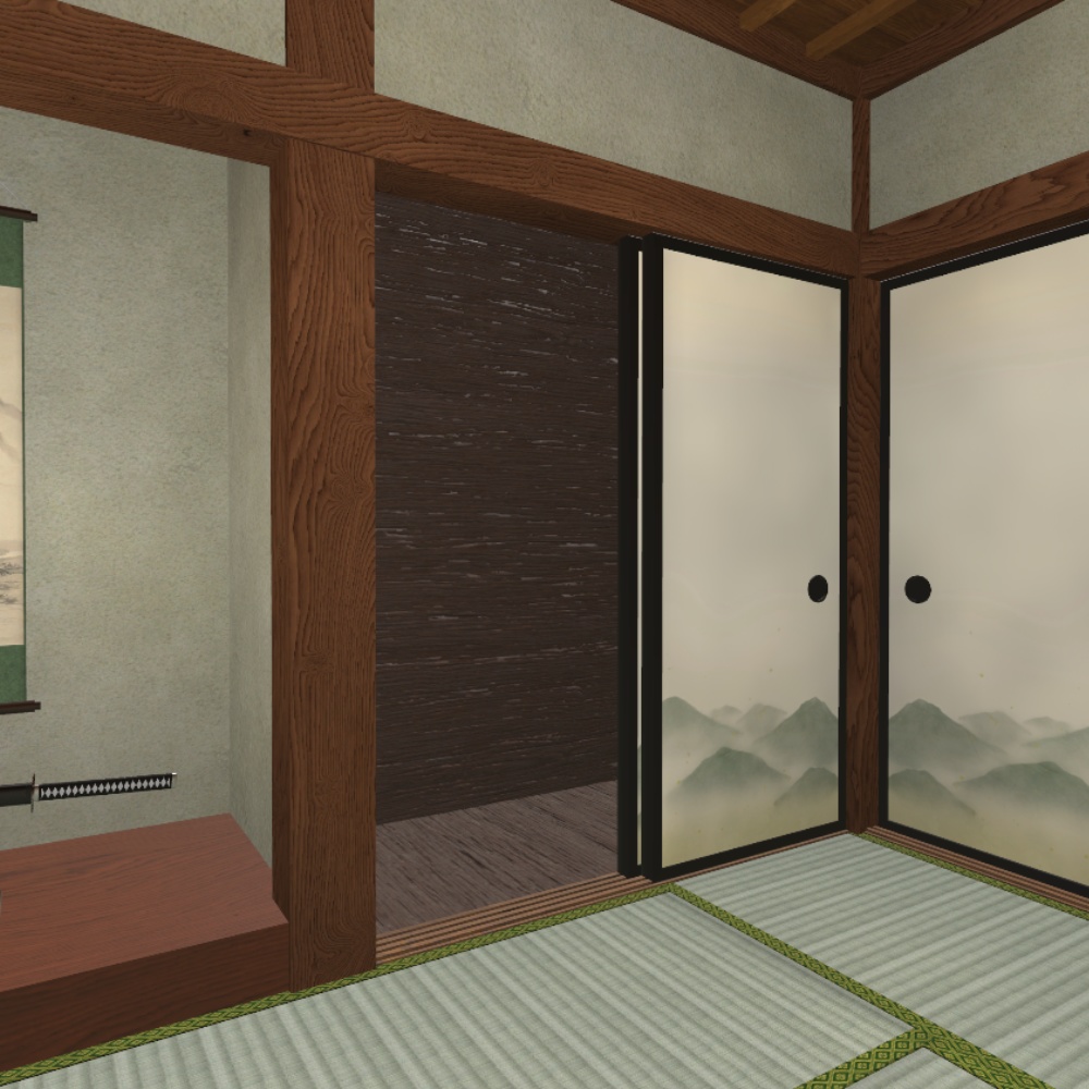 ✨️発売記念セール中✨️【VRChatワールド】静かな和室 / Quiet-Washitsu