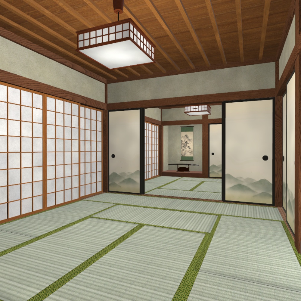 ✨️発売記念セール中✨️【VRChatワールド】静かな和室 / Quiet-Washitsu