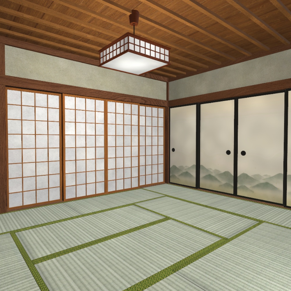 ✨️発売記念セール中✨️【VRChatワールド】静かな和室 / Quiet-Washitsu