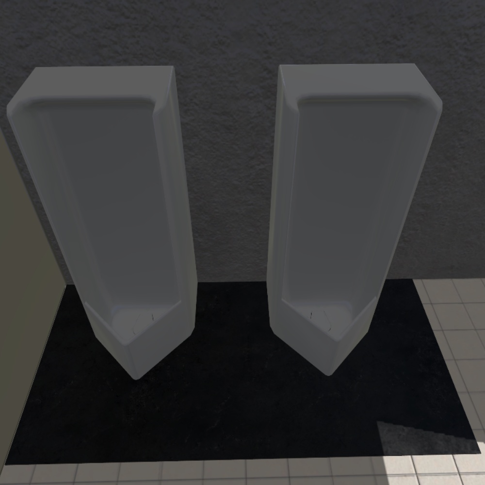 ✨️発売セール中✨️【3Dモデル】古い公衆トイレ / Old Public Toilet