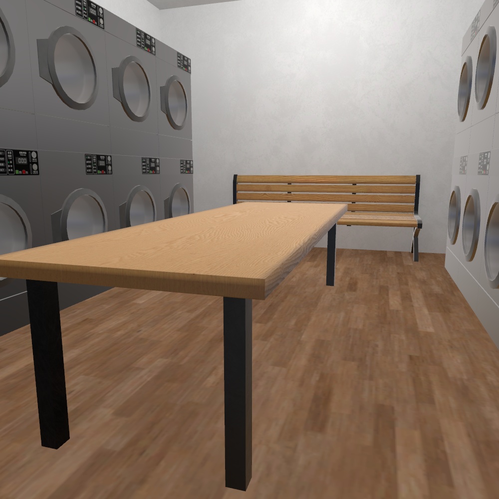 ✨️発売記念セール中✨️【VRChat想定】コインランドリー / Laundrette