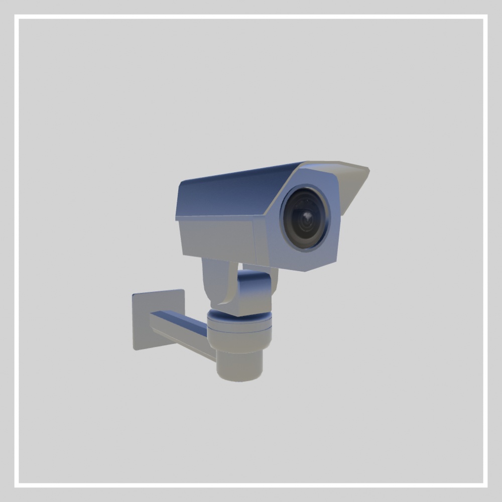 ✨️発売記念セール中✨️【VRChatワールド想定】Ex-監視カメラギミック / Ex-Security camera gimmick