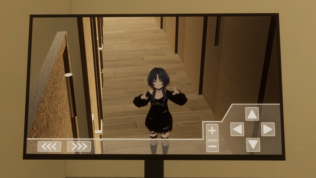 ✨️発売記念セール中✨️【VRChatワールド想定】Ex-監視カメラギミック / Ex-Security camera gimmick