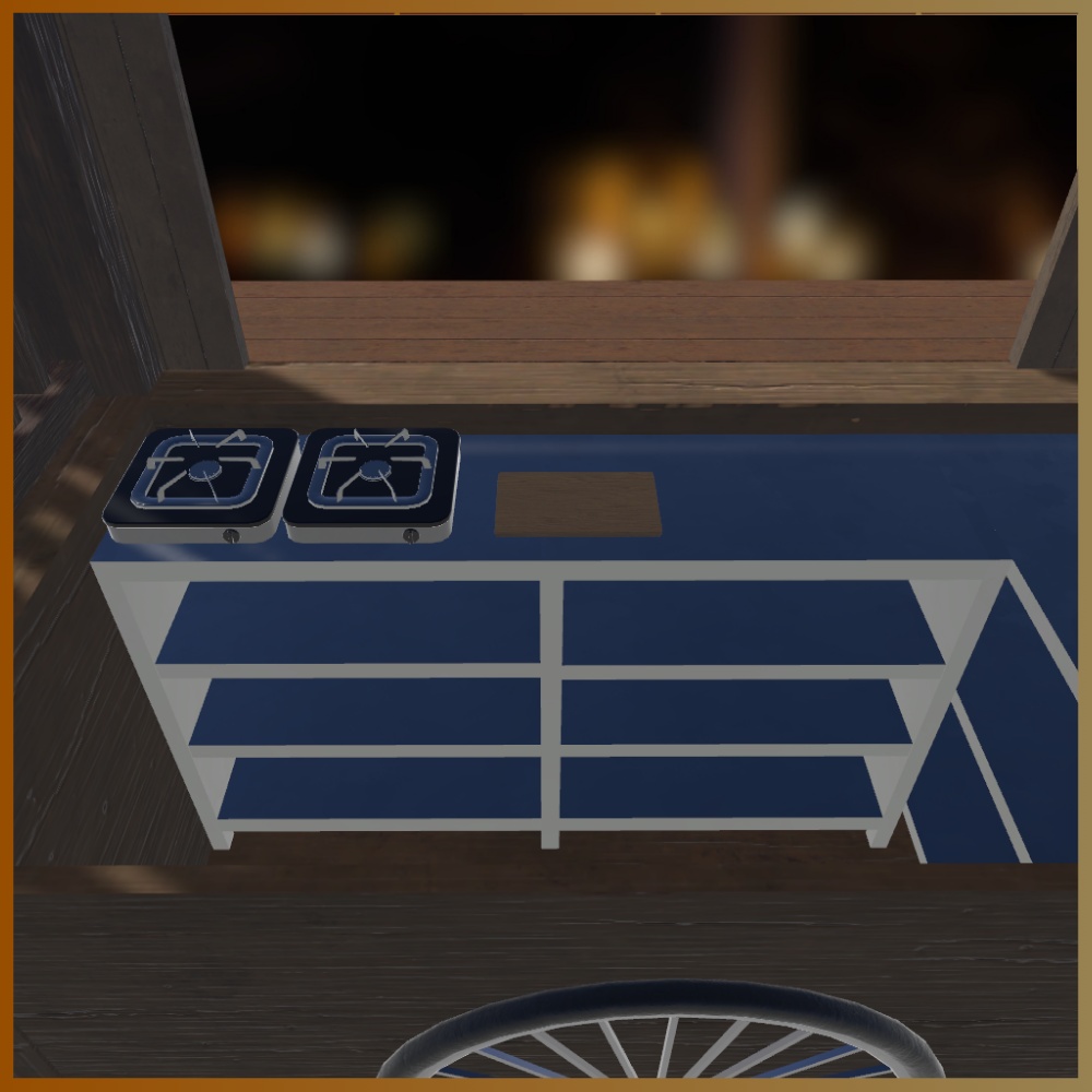 ラーメン屋台 / Ramen stall【3Dモデル】