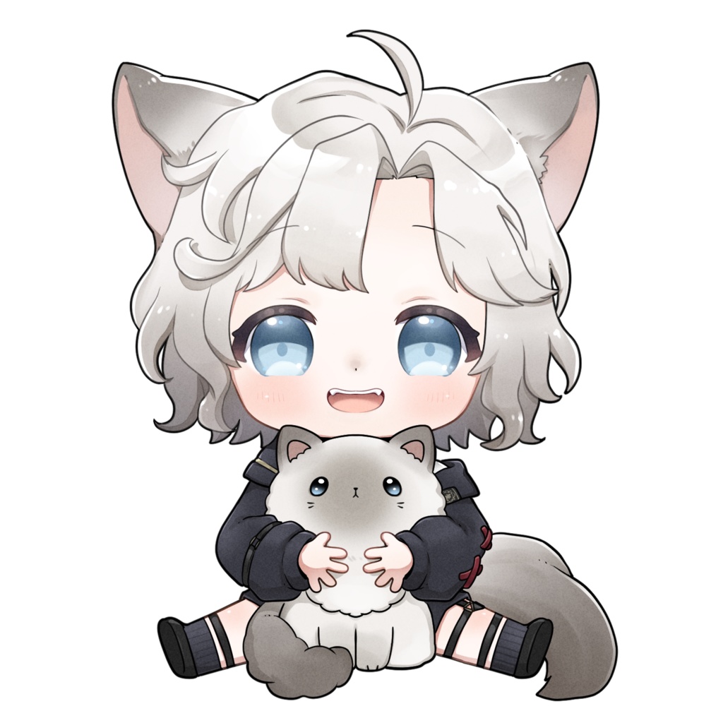 ねこのぶん / ミニキャラアクリルキーホルダー