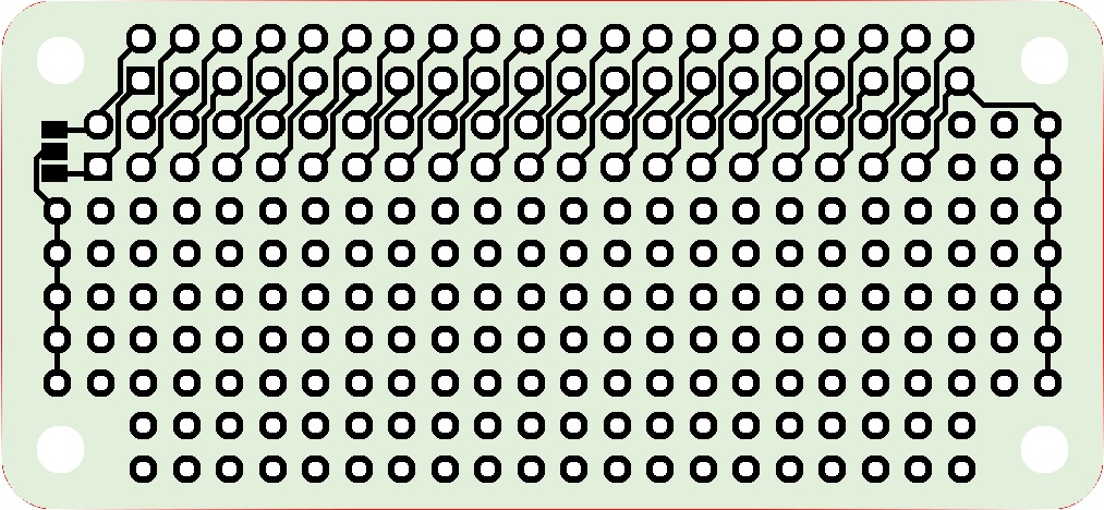 Raspberry Pi Zero用 ユニバーサル基板 3枚セット