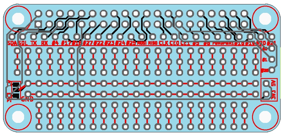 Raspberry Pi 用 HAT基板 3枚セット