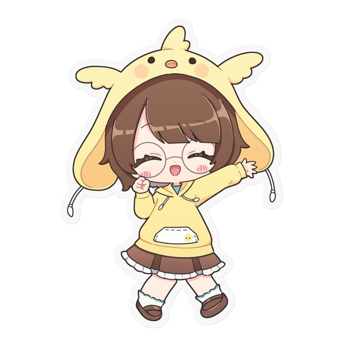 そらヒヨオリジナル【ステッカー】