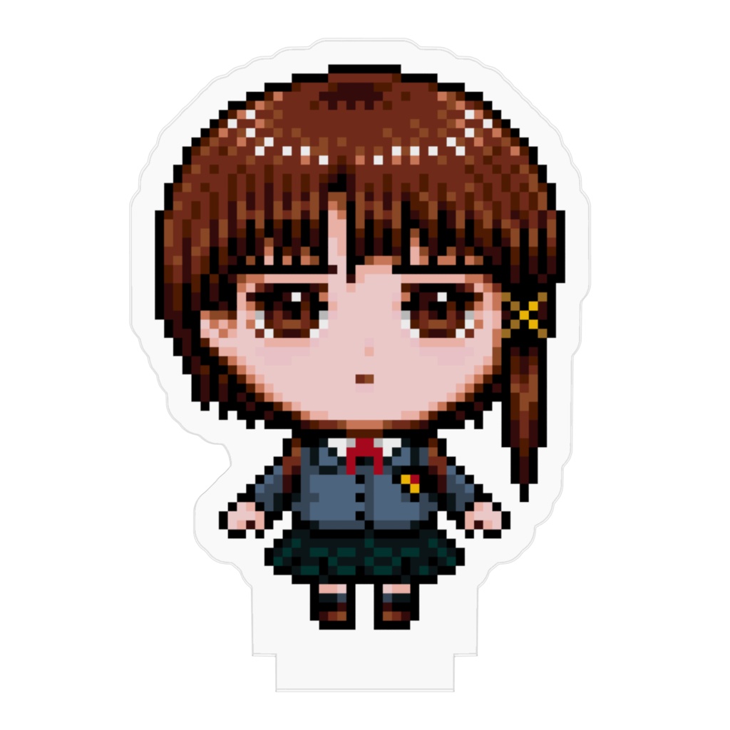 【アクリルスタンド】serial experiments lain ブレザー玲音PixelArt