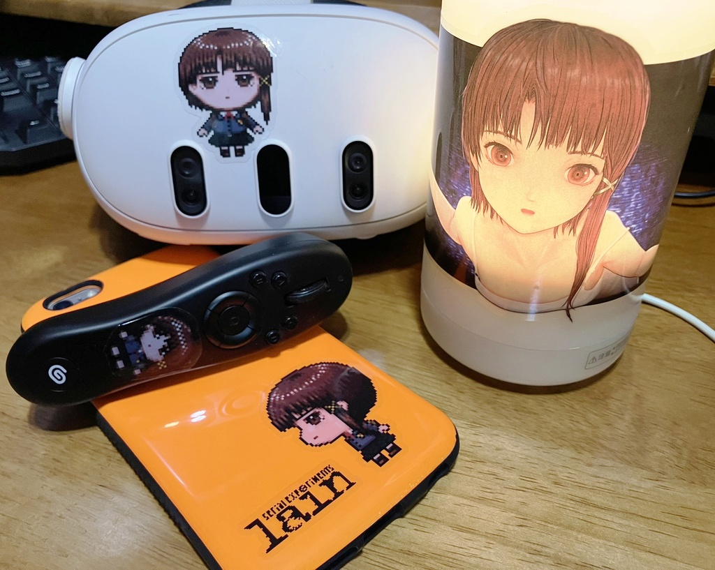 【シール】serial experiments lain 覗き屋レイン・Pixel玲音