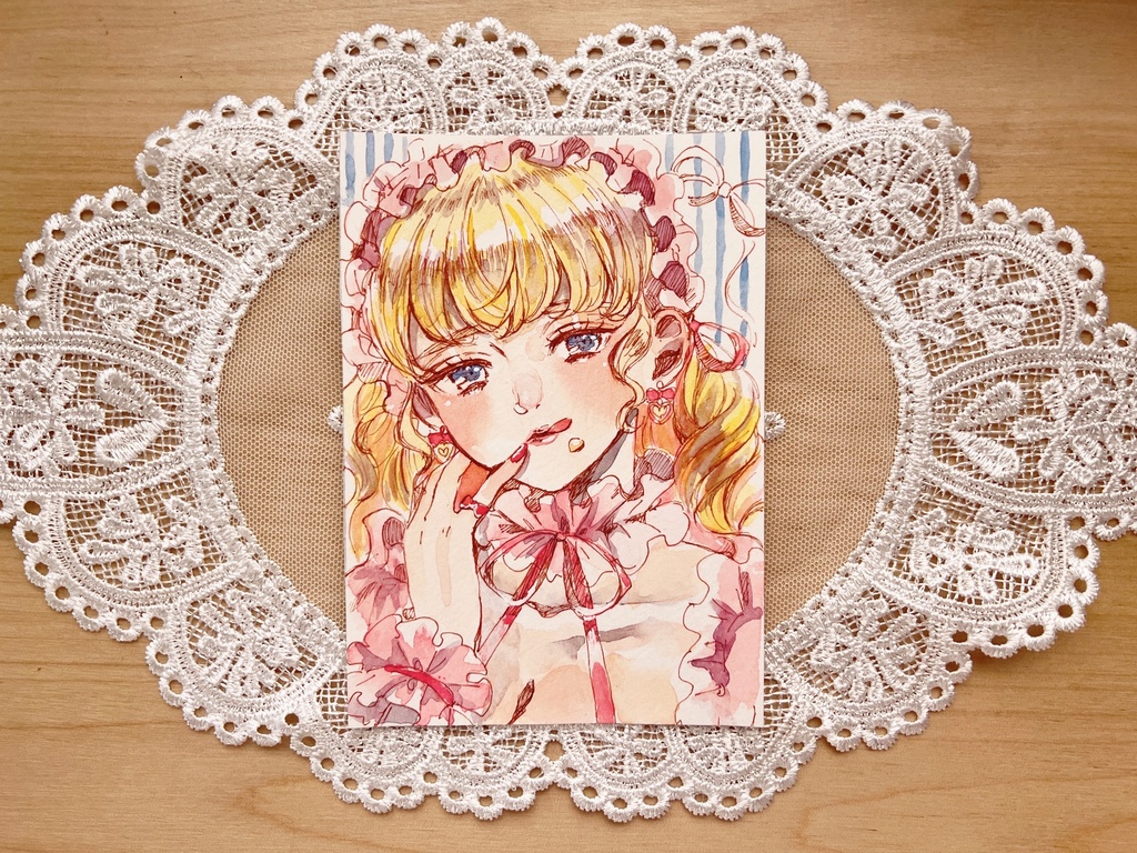 ♥️お気に召すまま♥️【額縁付き・アナログ原画】