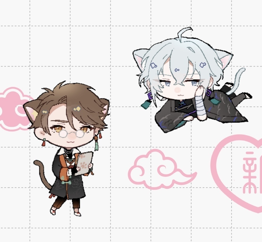 はかころにゃん自立アクスタ