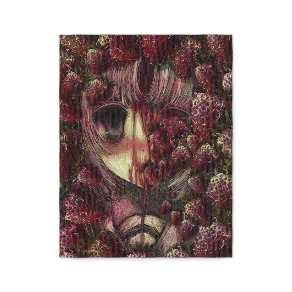 【佐藤腐敗】赤い胎動 F6キャンバス