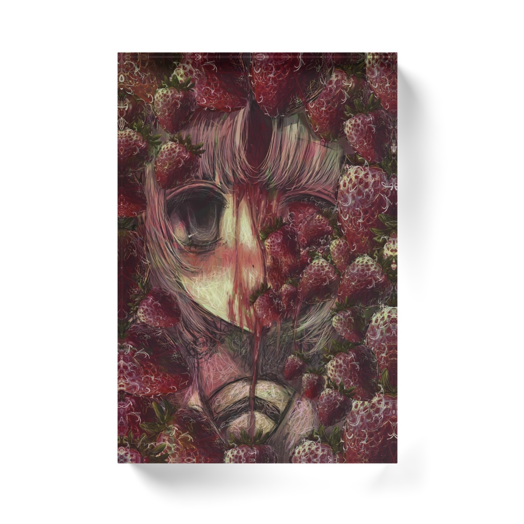 【佐藤腐敗】赤い胎動 アクリルブロック