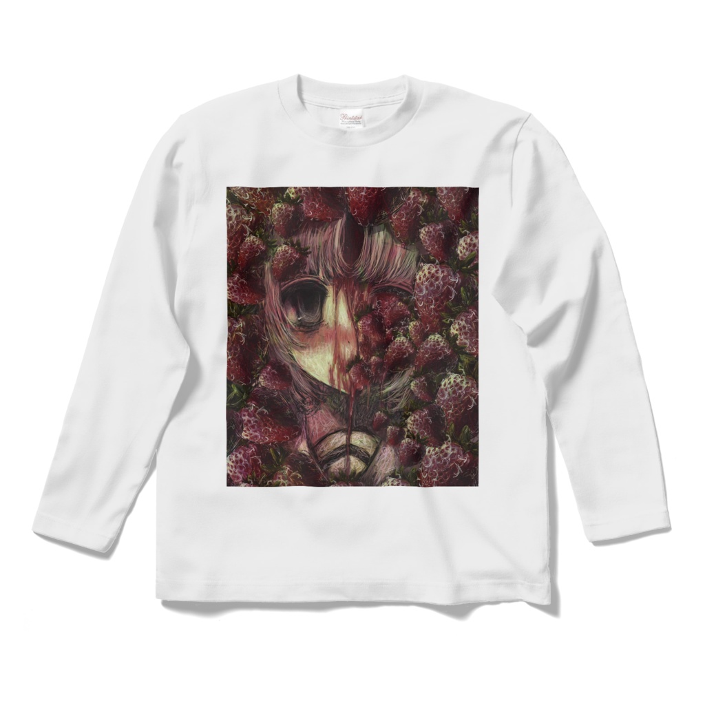 【佐藤腐敗】赤い胎動 ロングスリーブTシャツ